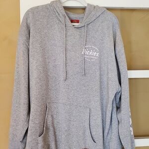 Dickies Logo Gray Hooded Sweatshirt  XL